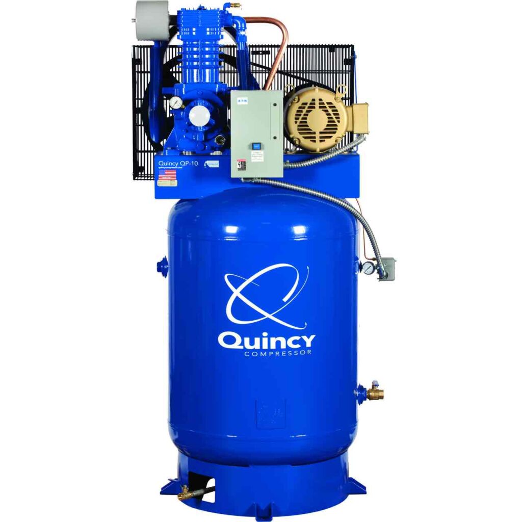 Two stage Quincy compressor